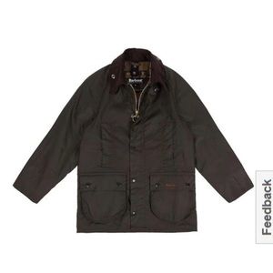Barbour Beaufort Waxed Jacket (kids XL fits like XS)